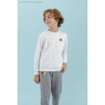 Haribo Kabartma Kız Çocuk Beyaz Sweatshırt HRBTXT300 Haribo Çocuk Sweatshirt - 7 - 8 Yaş