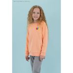 Haribo Kabartma Kız Çocuk Somon Sweatshırt HRBTXT300 Haribo Çocuk Sweatshirt - 7 - 8 Yaş