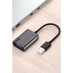 Harici Ekran Kartı USB to VGA Dönüştürücü Adaptör Masaüstü Laptop Monitör Görüntü Aktarma Kablosu Çok Renkli