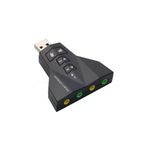 Harici Usb 3D Ses Kartı Ses Çift Sanal 7.1 Usb 2.0 Adaptör Dizüstü Bilgisayar Için Tak Ve Çalıştır