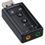 Harici Usb 7.1 Kanal Usb 3.5 Mm Jack Dönüştücü Ses Kartı