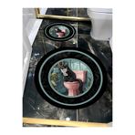 Harika bir ev |Banyo Ve Tuvalet Yuvarlak Paspası Gazete Okuyan Kedi Motifi Modern |Yvrpsps,Krem 80 x 80