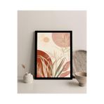 Harika bir ev Çerçevesiz Çerçeve Görünümlü Mdf Tablo (Bohem) 1 |Çtkmdf,Altın 20 x 30