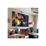 Harika bir ev Hari?Kabi?Rev|Marvel Kahramanlari Tablo 6 |Tekli? Çerçevesi?Z Yatay Kanvas Tablo, 60 x 90