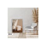 Harika bir ev |Soft| Dekor Bohem Beyaz Mum Modeli | Çerçeveli Cam Tablo Tekli Dikey,Beyaz 50 x 70