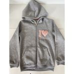 Harika Çocuk Dünyası Kız Çocuk Kapüşonlu Sweatshirt - 15 Yaş - 10G-Gri