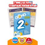 Harika Çocuk Yayınları 2.sınıf 2.dönem 12 Haftalık Yaz Tatili Kitabı Tekrar Seti - 16 Fasikül - 128 Sayfa - Karne Hediyesi