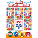 Harika Çocuk Yayınları 3-6 Yaş İlk Kelimelerim Seti 850 Kelime Öğreten 5 Kitap Kollektif