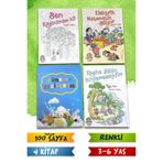 Harika Çocuk Yayınları 3–6 Yaş Değerler ve Macera Dolu Hikâye Kitapları Seti - 4 Kitap - 100 Sayfa - Renkli