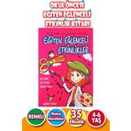 Harika Çocuk Yayınları 4 - 6 Yaş Eğitici Eğlenceli Etkinlikli Çalışma Kitabı - 35 Etkinlik - Makas Etkinlikleri