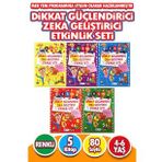 Harika Çocuk Yayınları PYD20220085 4-6 Yaş 15 Kitap Matematik Kodlama ve Dikkat ve Zeka Geliştirici Etkinlik Seti