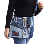 harika denim omuz çantası