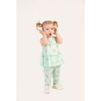 Harika Kids Kız Bebek Tunik Model Alt-Üst Takım - 6 Ay - Yeşil
