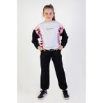 Harika Kids Kız Çocuk Örme Forever Baskı 10-13 Yaş Basic Eşofman Takım - 10 Yaş - Pembe