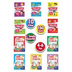 Harika Kitap 4 - 5 - 6 Yaş Matematik & Çizgi Çalışması Seti 10 Kitap