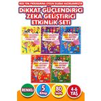 Harika Kitap Dikkat Güçlendirici Ve Zeka Geliştirici Etkinlik Seti 4 - 6 Yaş - 5 Kitap