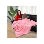 Harika Peluş Fabrikası Ponponlu 200*220 Cm Pelüş Tv Battaniyesi (