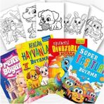 Harika Renkler Kalın Boyama Kitabı 4 Kitap Set/ Geleceğin Yıldızları Yayınevi - Normal Boy