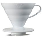 Hario V60 02 Dripper, Kahve Damlatıcı, Beyaz Plastik