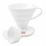 Hario V60 02 Plastik Dripper Beyaz Fincan