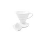 Hario V60 02 Plastik Dripper Beyaz Fincan