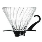 Hario V60 02 Siyah Cam Dripper