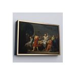 Harita Sepeti Altın Çerçeveli Son Akşam Yemeği Leonardo Da Vinci Kanvas Tablo 40 X 55 Altın Frm5057
