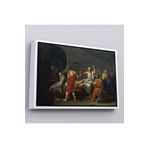 Harita Sepeti Beyaz Çerçeveli Son Akşam Yemeği Leonardo Da Vinci Kanvas Tablo 40 X 55 Beyaz Frm5057
