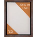 Harita Sepeti Kahverengi Çerçeveli 30X40 cm Boş Tuval Tablo
