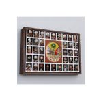Harita Sepeti Kahverengi Çerçeveli Osmanlı Padişahlarının Tümü Dekoratif Duvar Tablosu 55 X 75 Kahverengi Frm6549