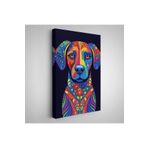 Harita Sepeti Mandala Renkli Köpek Tablo-7545 35 X 50 Karışık Tbl_7545