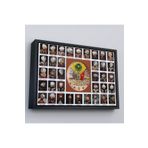Harita Sepeti Siyah Çerçeveli Osmanlı Padişahlarının Tümü Dekoratif Duvar Tablosu 40 X 55 Siyah Frm6549