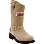 Harley Davıdson 025G0071 LACONIA/644 Bayan Çizme - Krem