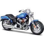 Harley Davidson 2009 Fxdfse Cvo Fat Bob Mavi 1:18 Model Motosiklet 31360