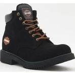 Harley Davidson 556 Mid Black Süet Erkek Bot