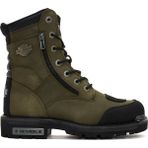 Harley Davidson Erkek Yeşil Riddick Deri Postal Bot 025M100552