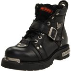 Harley-Davidson Erkekler Fren Tokası Çizme, Siyah, 11.5 Wide