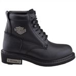 Harley Davidson Gibson 025M0109 Deri Siyah Erkek Bot