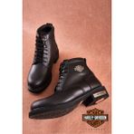 Harley Davidson Gibson Erkek Bot Black - Nubuk - Siyah Nubuk
