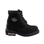 Harley Davidson Gibson Siyah Nubuk Erkek Bot