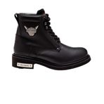 Harley Davidson Gibson Siyah Yağlı Deri Bot, 45, T1777009603, BLACK, Erkek