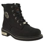 Harley-Davidson Harley Davidson Jim 025G100128 Unisex Nubuk Siyah Unisex Bot