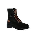 Harley-Davidson Harley Davidson New/Worker - 025M0 Orta Topuk Kauçuk Taban Casual Siyah Nubuk Erkek Bot 44 44 EU