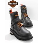 Harley Davidson HD07770554 Black Leather Kadın Bot
