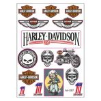 Harley Davidson Motosiklet Sticker Seti