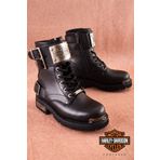 Harley Davidson Ricketson Siyah Deri Kadın Bot