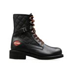 Harley Davidson Siyah Kadın Botu 025G100078-Black-Derı