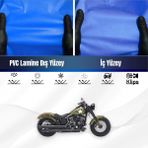 Harley Davidson Softail Slim Fls Motosiklet Brandası Su Geçirmez Branda Mavi Branda Motor Branda - Bağlantı Klipsi