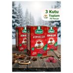 Harmanlı Baharat 3 Adet Propolis Katkılı Atom Kış Çayı Küp 220gr x3