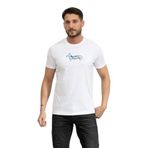 Harmont & Blaine Erkek Bisiklet Yaka T-Shirt, Beyaz, M Beden